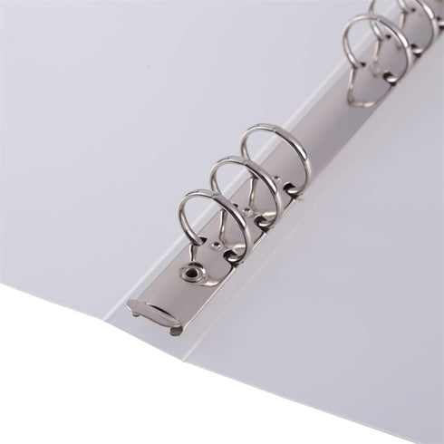 3PCS A5 6 Ring Binder Cover Clean Transparent Soft PVC for Refillable Notebook Shell withMatte surfaceforStamp & Die Storage...