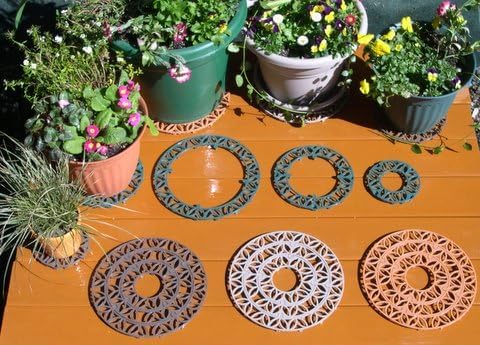 3-in-1 (6",9", & 12") Decorative Potted Plant Stand...