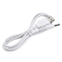 uxcell USB Type-A Male to 3.5 x 1.35mm DC 5V 1A Plug Barrel Connector Charge Cable White...