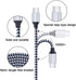 USB Wall Charger Block 2.1A Dual Port Samsung Charger Plug with 2Pack 6ft Nylon Braided Type C Cable for Samsung Galaxy S24 S23 FE S22 S21 S20 S10...