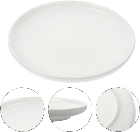 Ceramic Cat Bowls, Shallow Dog Bowls Whisker Stress Cat Dishes, Relieves Fatigue for Food Shallow Kitten Bowl Pet Bowl Dog Feeder Pet Food Dish St...