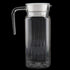 Fdit Acrylic Transparent Juice Bottle Striped Water Ice Cold Juice Jug with Lid great for Homemade Juice & Cold Tea or for Milk Bottles Reusable D...