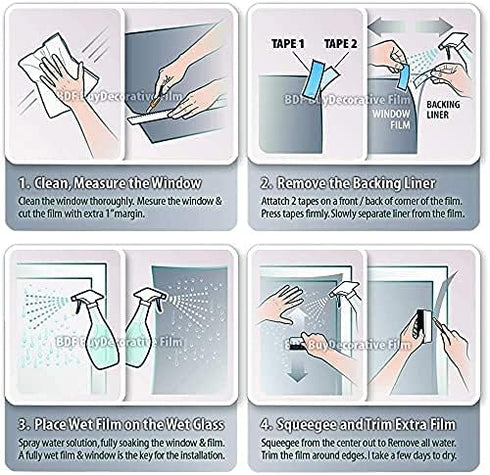 BDF S05 Window Film Daytime Privacy and Heat Control Mirror Silver 5 (Very Dark) - 24in X 16ft...