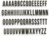 Momenta Cardstock Alphabet Stickers - Large Black Adhesive Letter Stickers for Posters, Bulletin Board, Presentation Charts - 4 Inches - 64 Count...