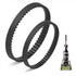 Replacement Belt Set for Bissell ProHeat 2X Revolution Pet Pro Carpet Cleaner Model 1986, 1964, 2007, 2007P Series, Replace Parts 1611129 and 1611...