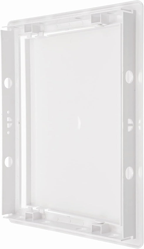 8" x 10" White Plastic Access Panel. Service Shaft Door Panel. Plumbing, Electricity, Heating, Alarm Wall Access Panel for Drywall. Bathroom Servi...