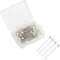 100 Pieces Corsage Pins Round Faux Pearl Head Pins Wedding Bouquet Pins Floral Bouquet Pins White Straight Pins for Sewing Craft Wedding Decoratio...