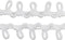 Button Looping ZCZQC 10Yard 15mm Wide White Elastic Cord Stretch Band with Buttonhole for DIY Sewing Crafts Elastic Button Loop...