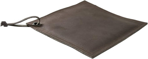Rustic Leather Hot Pot Pad (Potholder), Double Layered, Double Stitched and Handmade by Hide & Drink (Espresso)...