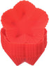 uxcell 18pcs Silicone Cupcake Liners, 2.75 Inch Reusable Baking Cups Nonstick Muffins Mold for Birthday Wedding Party, Red Stars...
