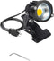 Youngine 1pcs 5W LED Clip on Light Outdoor Water Resistant Blackboard Signboard Lighting Adjustable Desk Stand Arm Lamp with Power Plug (Warm Whit...