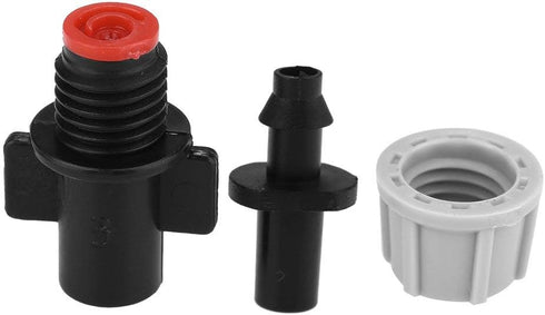 Oumefar 50pcs/Set Misting Nozzles Plastic Sprinkler Head Atomizer Nozzles Adjustable Misting Drippers for Garden Agricultural Greenhouse Drip Irri...