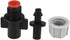 Oumefar 50pcs/Set Misting Nozzles Plastic Sprinkler Head Atomizer Nozzles Adjustable Misting Drippers for Garden Agricultural Greenhouse Drip Irri...