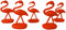 Gut Bustin' Games 1010 Trailer Park Wars - Orange Flamingos (Set of 100)...