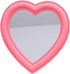 BinaryABC Heart Makeup Mirror Cosmetic Mirror Wall Desktop Mirror Bedroom Mirror(Pink)...