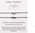 COLORFUL BLING BFF Love Heart Promise Distance Bracelets-Set of 2 Couple Matching Bracelets Gift for Best Friends Couple Family Women Mens...