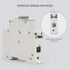 AC 1 Pole Miniature Circuit Breaker, 110V-240V 20Amp, Scene Visualization Custom MCB Thermal Magnetic Trip, 6KA Breaking Capacity for Solar AC Sys...
