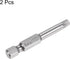 2pcs TT27 Star 7 Point Screwdriver Bit 1/4" Hex Shank 2" Length Magnetic Security Torx Screw Driver Power Tool...