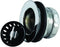 JR Products 9490-215-022 Shower Strainer with Basket and Rubber Washer...