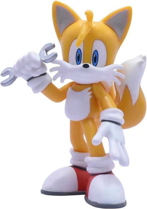 Sonic The Hedgehog Action Figure Toy – Tails figure with Sonic, Knuckles, Amy Rose, and Shadow figure. 4 inch Action Figures - Sonic The Hedgehog ...