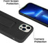 LAUDTEC Silicone Kickstand Case Compatible with iPhone 13 Pro Max case Vertical and Horizontal Stand Hand Strap Metal Kickstand, Flexible Soft Liq...