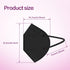 KN95 Disposable Face Mask 25 Pack 5-Ply Breathable Safety Masks Against PM2.5, Disposable Respirator Protection Mask for Men and Women Black...