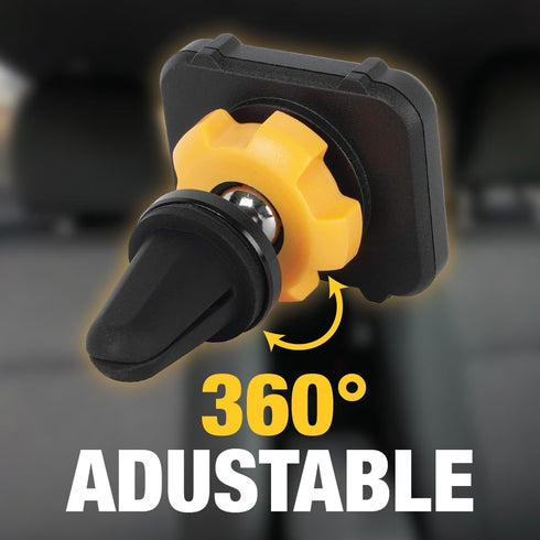 DEWALT Car Phone Magnetic Mount - Reinforced Magnetic Vent Mount - Magnetic Phone Holder for Car Vent - Phone Mount for Car Vent Clip......
