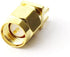 Maxmoral 5PCS SMA Male PCB Panel Edge Mount Plug with 4 Pins Stand Straight Connector RF Coax Coaxial Adapter...