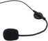 2 PIN Full Face Motorcycle Bike Headset Earpiece Mic for Kenwood BaoFeng WouXun PuXing Linton Two Way Radio Walkie Talkie - Black...