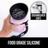 Gorilla Grip No Spill Portable Dog Water Bottle with Built in Bowl, Food Grade Silicone Leak Proof Pets Travel Drink Dispenser, Puppy Walk Trainin...
