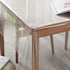 sancua Clear Plastic 100% Waterproof Tablecloth - 54 x 54 Inch - Vinyl PVC Rectangle Table Cloth Protector Oil Spill Proof Wipe Clean Table Cover ...