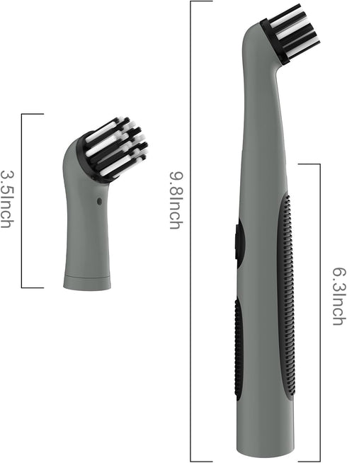 Rechargeable Electric Cleaning Brush with 4 in 1 Multiple Brush Heads and USB Cable, Indoor Household Cordless Motorized Brush for Bathroom Toilet...