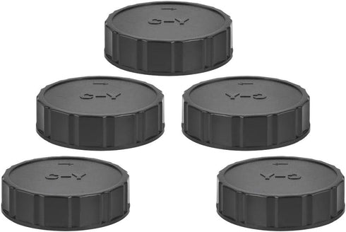 Lens 5pcs Plastic Back Cover Lens, Rear Protective Cover Suitable for Contax for Yasica C Y Mount SLR Camera Lens...