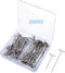 150 Pcs T Pins, Sewing Pins for Blocking Knitting, Modelling, Wig Making and Crafts, Straight Pins T-Pins Stainless Steel Nickel Plated with Stora...