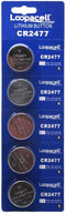 CR2477 3V Lithium Cell - Replacement for Panasonic CR2477 3V Lithium Cell Battery (Pack of 5)...