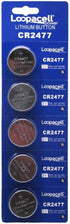 CR2477 3V Lithium Cell - Replacement for Panasonic CR2477 3V Lithium Cell Battery (Pack of 5)...