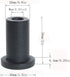 Sliding Barn Door Spacers-Sliding Barn Door Hardware Longer Washer,Spacer Replacement Sliding Barn Door Hardware for Flat Track Pack of 4 (50mm/2i...