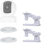 Wall Mount Compatible with TP-Link Tapo C210/ C200 and Kasa Indoor Pan EC70/ EC71/ KC410S, Adjustable Angles Bracket 180 Degree Rotation Easy to I...