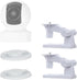 Wall Mount Compatible with TP-Link Tapo C210/ C200 and Kasa Indoor Pan EC70/ EC71/ KC410S, Adjustable Angles Bracket 180 Degree Rotation Easy to I...
