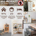 4our Kiddies Furniture Straps (10 Pack) Baby Proofing Anti Tip Furniture Anchors Kit, Cabinet Wall Anchors Protect Toddlers from Falling Furniture...