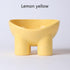 Cat Bowls Elevated Macaron Color Protects The Neck from Upsetting Plastomer Tilted Food and Water Bowl,Elevated Dog Bowls for Small Dogs (Turq)...