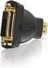 C2G 40745 Velocity DVI-D Female to HDMI Male Inline Adapter, Black...