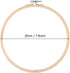 3 Pack Embroidery Hoops, KISSBUTY 7.9 inch/ 20cm Bamboo Embroidery Hoop Round Bamboo Circle Cross Stitch Hoop Ring for Art Craft Handy Sewing (3)...