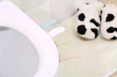 Daycount 4-Pack Toilet Cover Extractor Lid Lifter Holder, Avoid Touching with Self Adhesive Toilet Lid Protector...