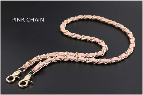 UnnFiko 43" DIY Bag Purse Chain Strap Replacement Crossbody Bag Straps Purse Accessories Straps Handmade Shoulder Bag Charms for Handbag Bags (Pin...