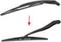 X AUTOHAUX Rear Windshield Wiper Blade Arm Set 355mm 14 Inch Fit for Honda Jazz 2014 2015 2016 2017 2018 2019...