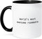 3dRose mug_195413_4 Worlds most awesome roommate - Two Tone Black Mug, 11oz...