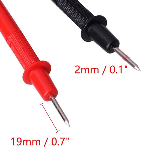 2 Pair 27inch Long Multimeter Test Lead Probe Wire Cable with Banana Plug for Dc Power Supply 1000v...
