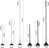 Aluminum Alloy Algae Scraper Lightweight Aquarium Cleaning Tool Length Adjustable Alga Removal Blades Long Telescopic Handle Clean Kit for Fish Ta...