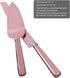 FASHIONCRAFT Fashion Craft PINK gold stainless steel cake knife set, cake server, wedding bridal -shower or baby-shower favor...